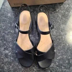 Clarks Shoes Clarks Womens Sheer 35 Strap Heeled Sandals Size